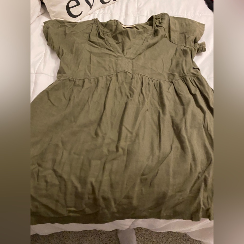 Universal thread XL olive color summer dress